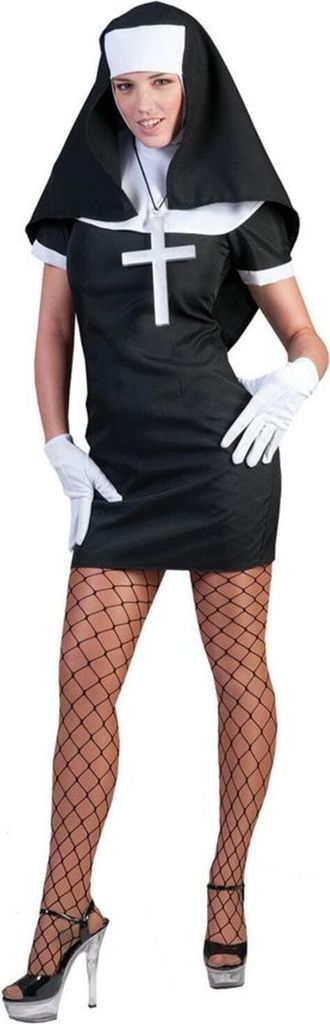 Nonnen Kostüm Schwester Maria für Damen