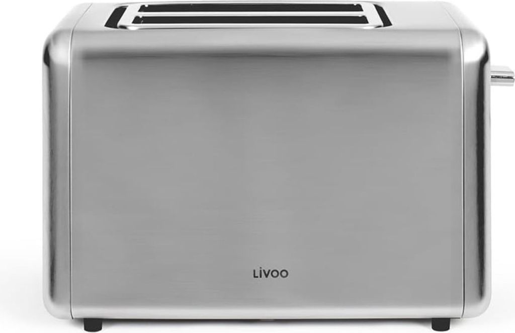 Grille-pain 2 fentes 850w gris métalisé - Livoo - DOD205 - Image du produit 