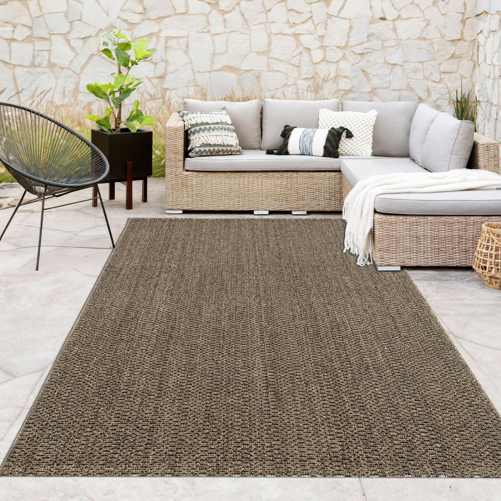 Paco Home Outdoor Indoor Loop Teppich Wetterfest Terrasse Produktbild 