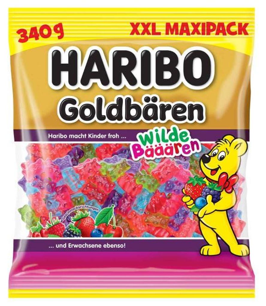 Haribo Goldbären Wilde Bääären 340g Produktbild 