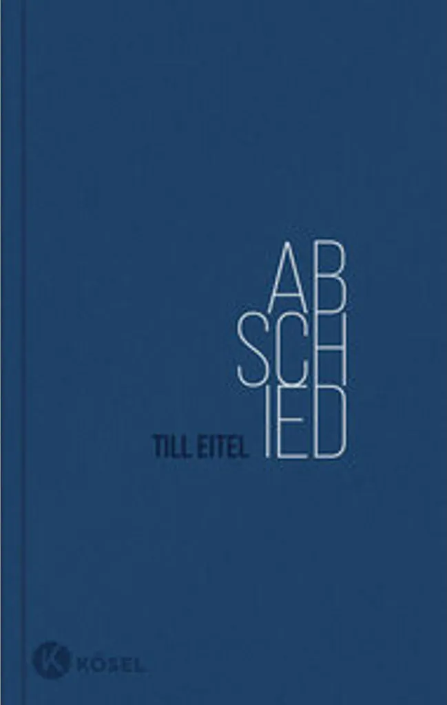 Livre de réconfort Kösel Abschied avec signet intégré pour le deuil, 15cm