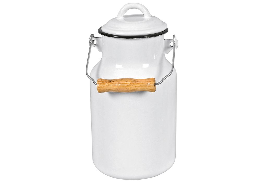 KARL KRÜGER Milchkanne mit Deckel und Klapptragegriff 2 l Produktbild 1