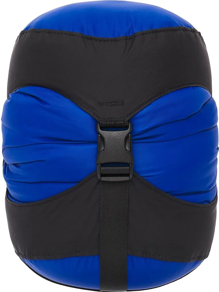Petit sac compressif léger 8 litres résistant et déperlant coloris bleu