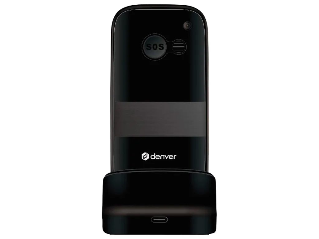 Téléphone Portable Senior Facile à Utiliser Denver BAS-18500MEB Noir