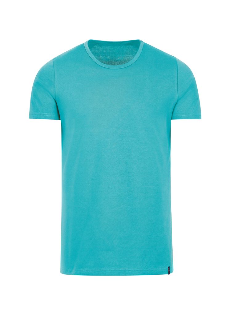 Trigema T-Shirt Uomo – Jersey Deluxe In 21 Colori, Girocollo, Mezza Manica, Made In Germany - 4