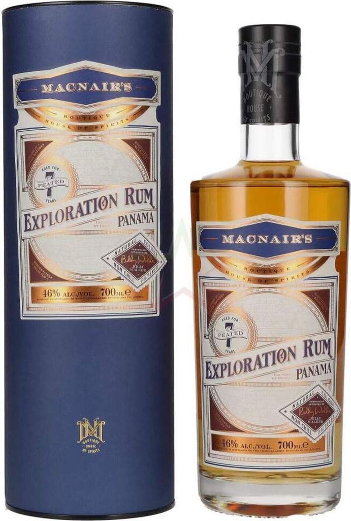 MacNair's 7 Years Old Peated Exploration Rum Panama 46.0 % 0,70 lt.