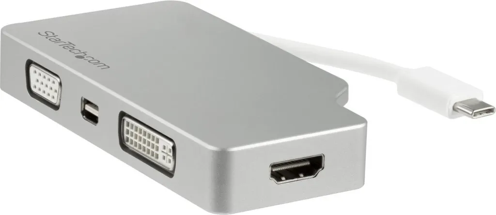 Adaptateur A/V USB-C pour Présentation et Voyage - 4K HDMI VGA DVI mDP