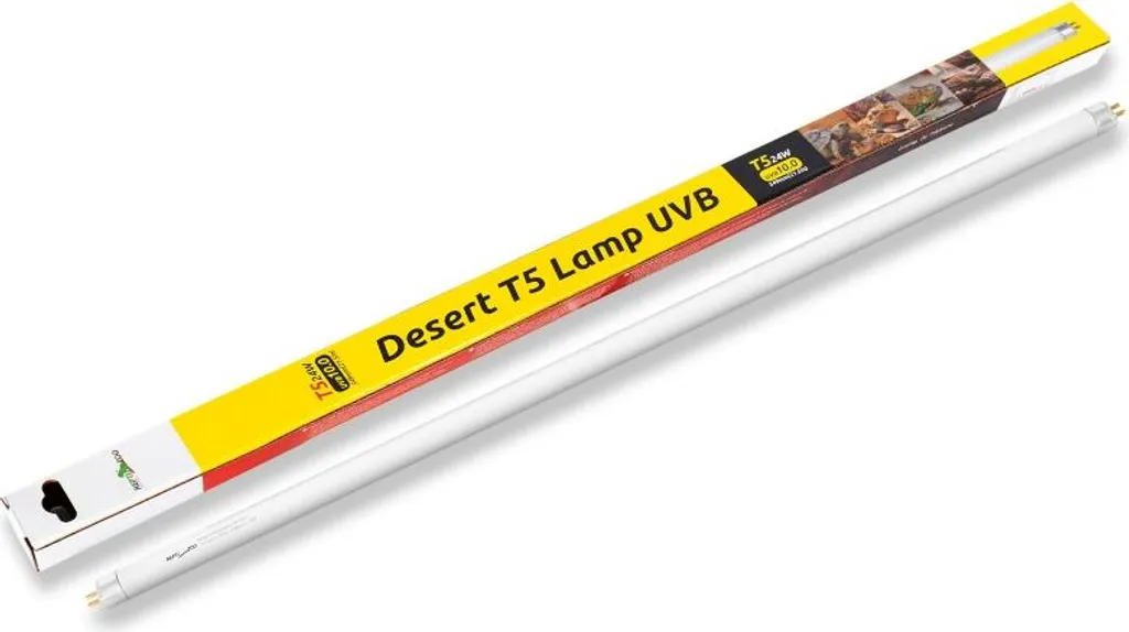 Lampe UVB 24W T5 Repti-Zoo à Spectre Désertique Haute Intensité Lumineuse