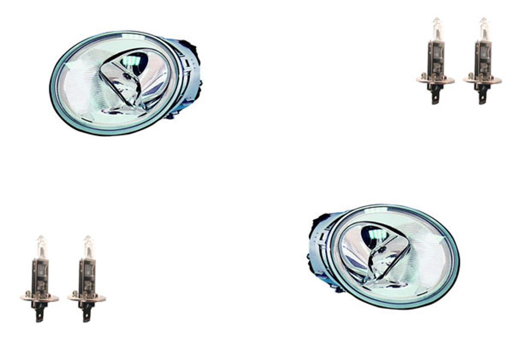 Johns, reflektory halogenowe pasują do VW New Beetle 1C 9C Zdjęcie produktu 