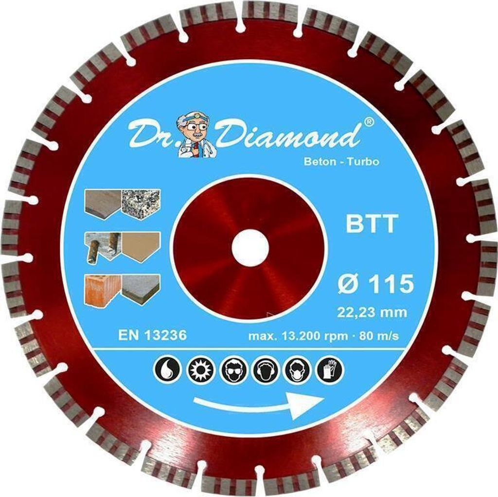 Diamanttrennscheibe Beton Turbo - Ø 150 mm / 22,23 mm
