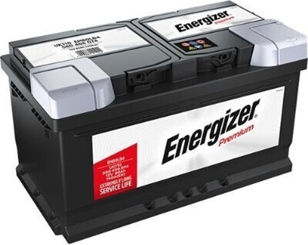 ENERGIZER Starterbatterie 12V 80Ah 740A/EN Batterie