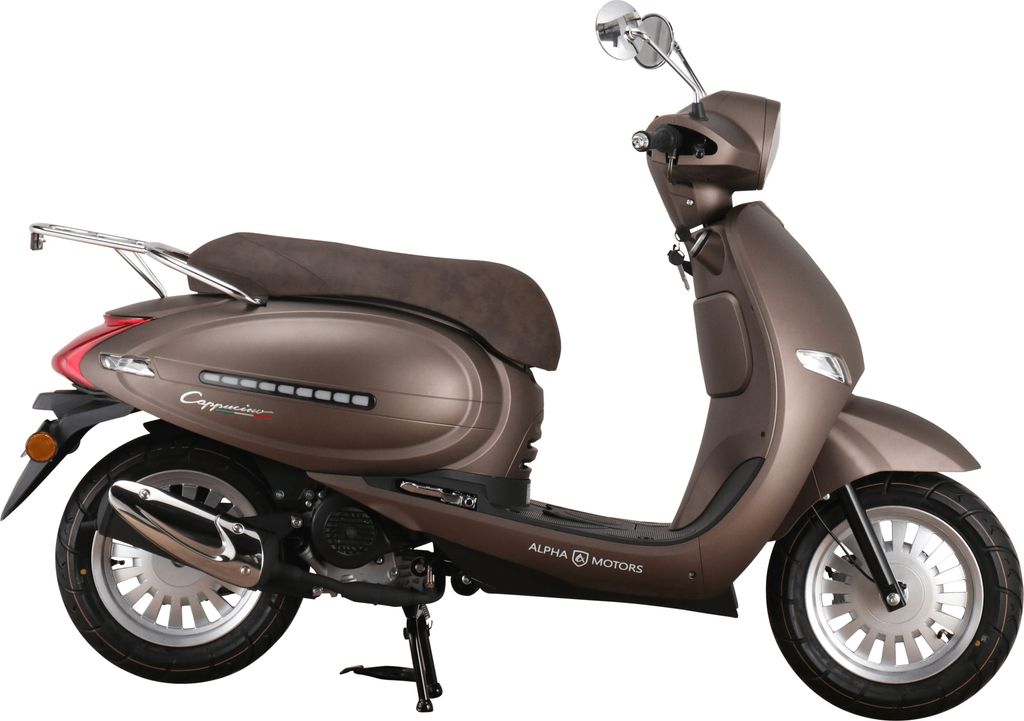 Motorroller Cappucino 50 ccm 45 kmh EURO 5 mattbraun Produktbild 7