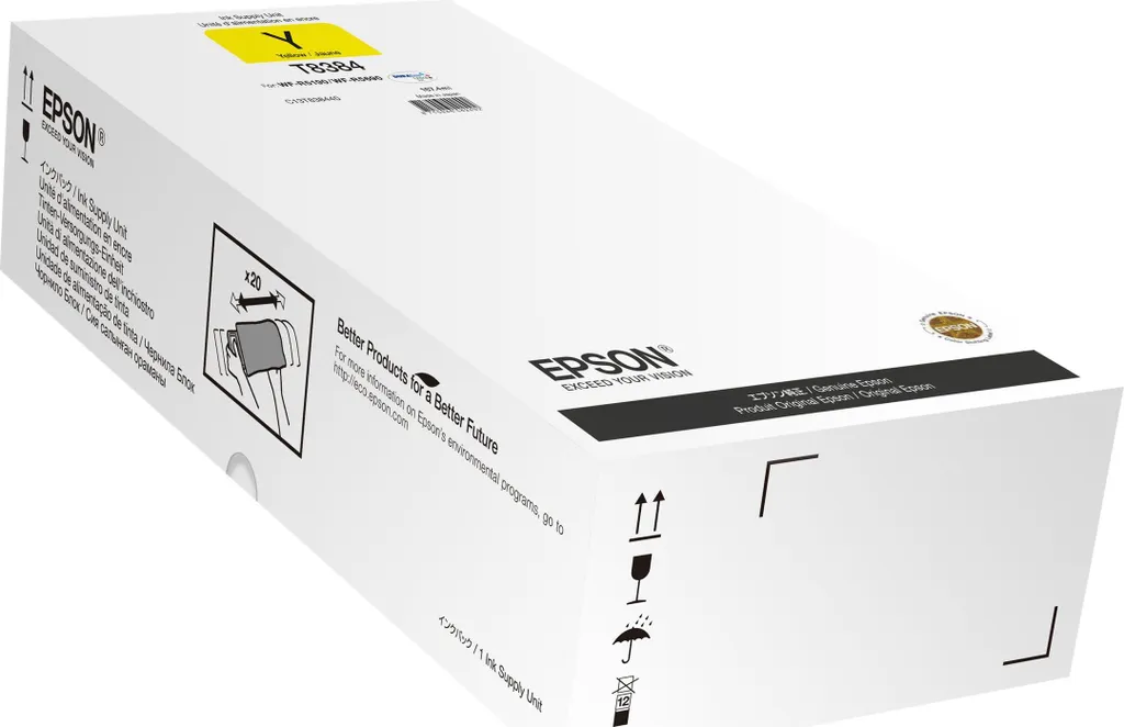 Encre de Recharge Epson T8384 Jaune pour Impression de Documents Pro - 3
