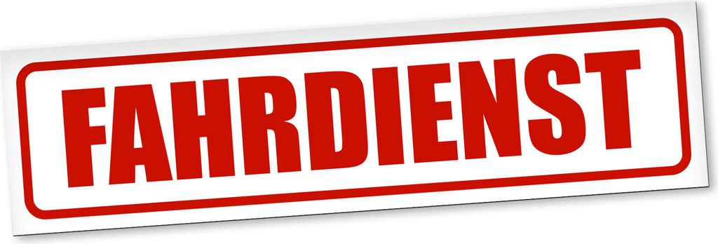 PantherPixel Fahrdienst Magnetschild Auto Bus Personenbeförderung Magnetfolie Geschenkidee 45 x 12 cm REFLEKTIEREND