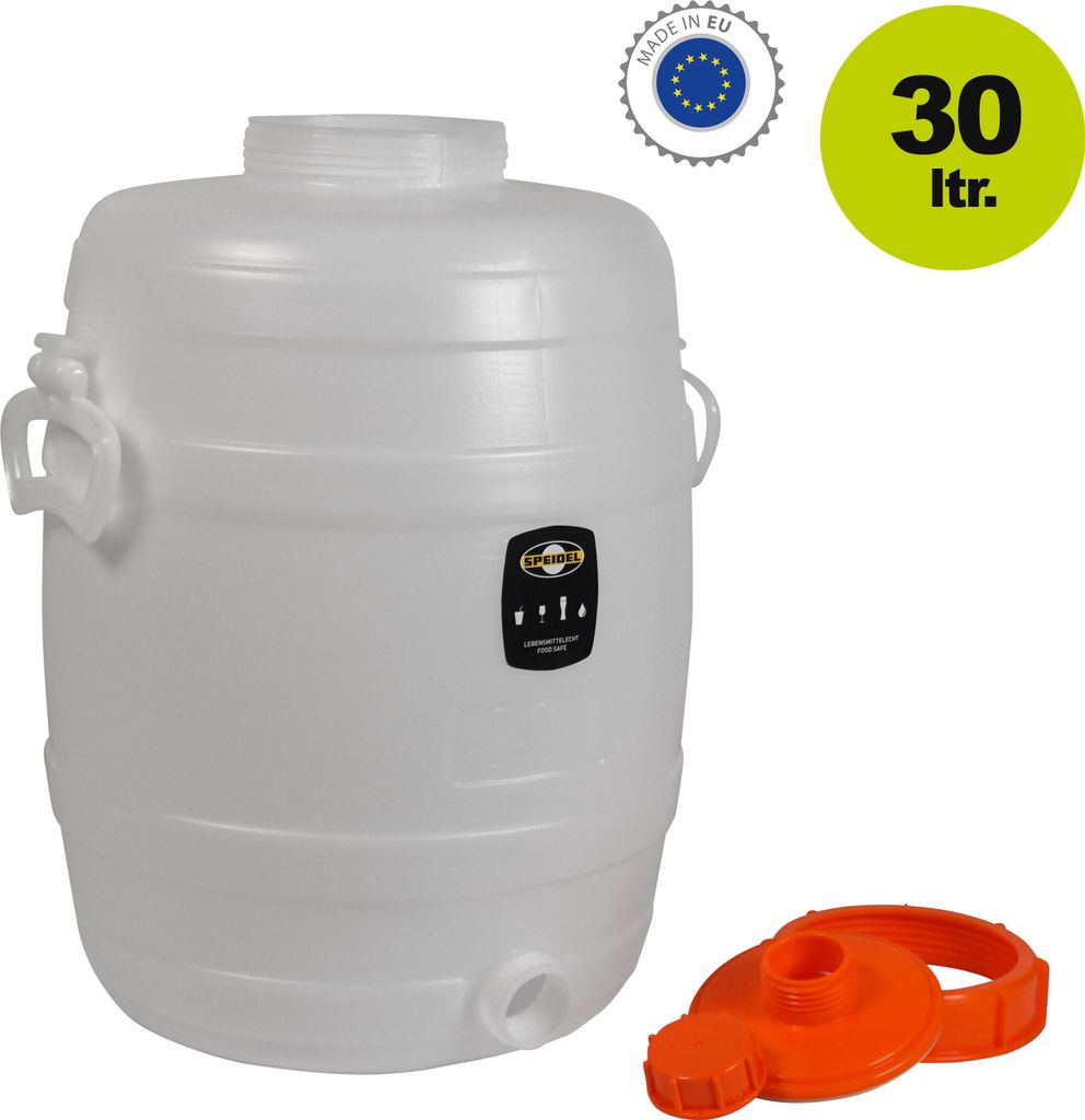 Speidel Getränkefass 30 Liter Rund Gärfass Mostfass Produktbild 