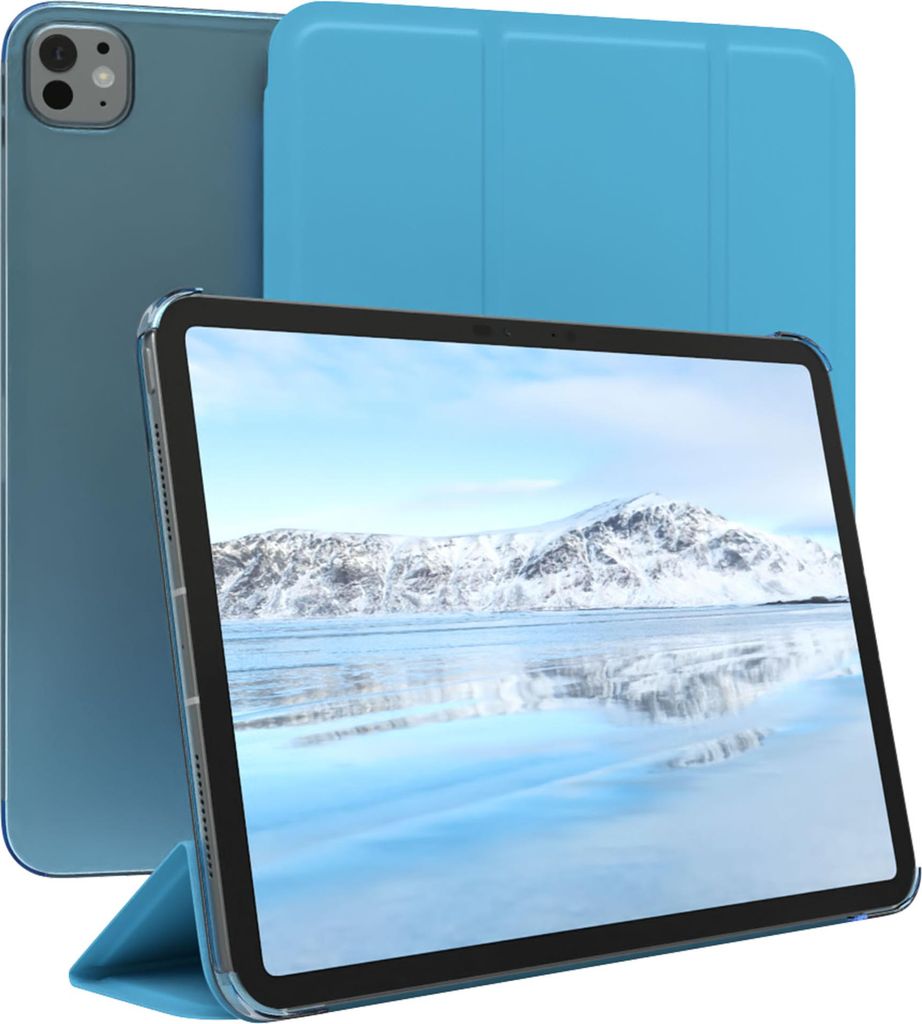EAZY CASE Smartcase für Apple iPad Mini 6 (2021) Tabletcase Bookcover Smart Flipcase magnetisch Weiß