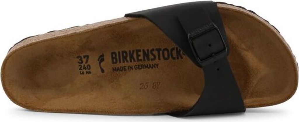 Birkenstock Madrid Birko-Flor schwarz schmale Weite Gr. 39 Produktbild 16