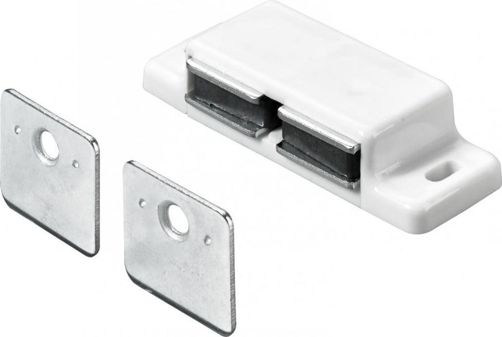 2er Set HETTICH Kunststoff-Magnetverschlüsse, L.20,8 x B.58,3 mm