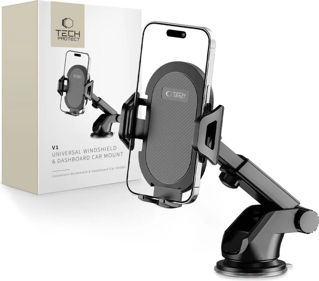 Tech-Protect V1 Supporto Universale Auto per Cruscotto e Vetro