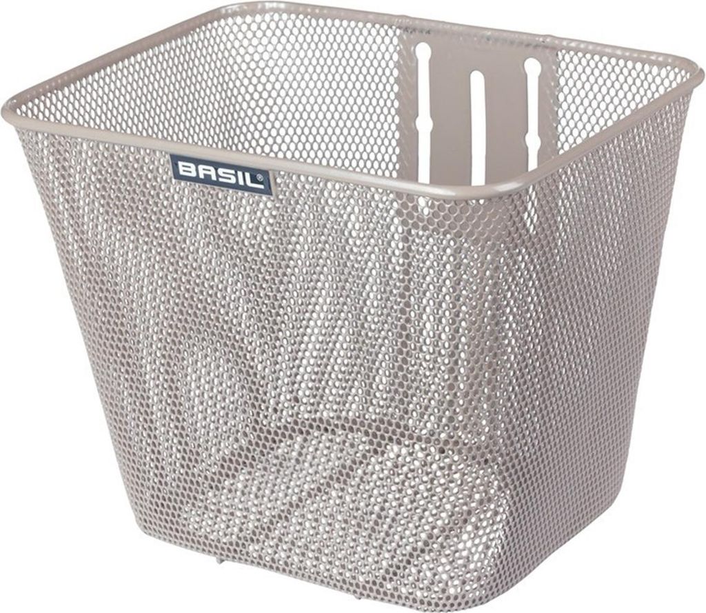 Basil Vorderradkorb Bilbao FM - nude metallic - Feinmaschig Produktbild 