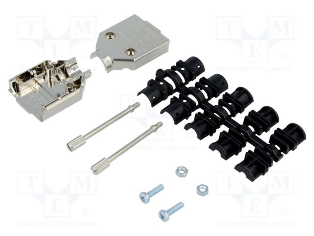 1x Gehäuse: für D-Sub-Steckverbinder D-Sub 9pin,D-Sub HD 15pin 6560-0145-01 D-Sub