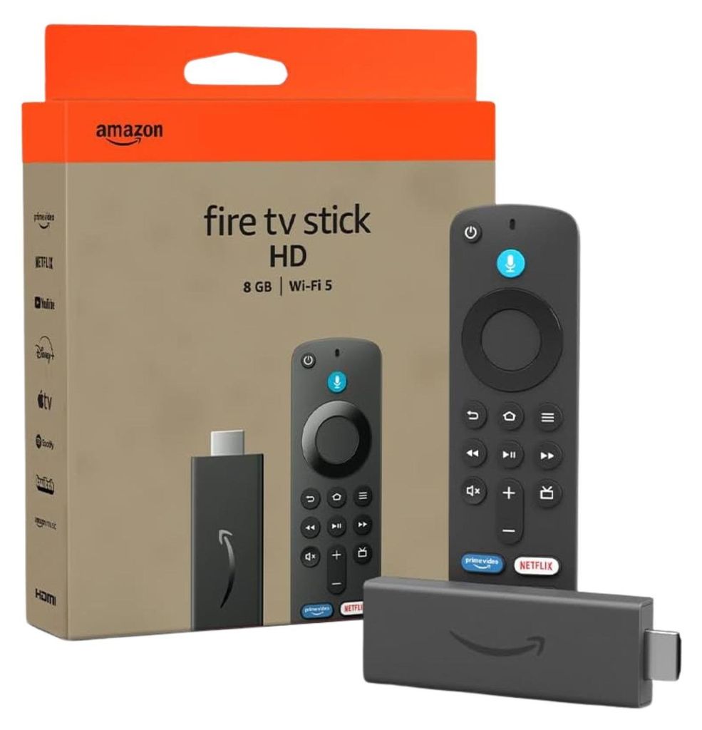 Fire TV Stick HD, Schwarz Streaming-Player Produktbild 