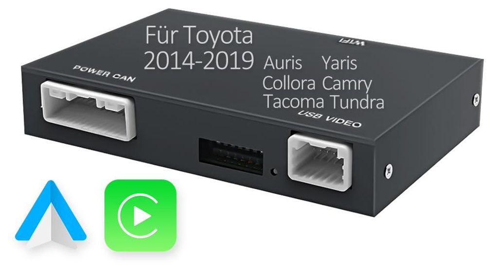 CarPlay Android Auto Nachrüstung für Toyota Yaris Auris Produktbild 