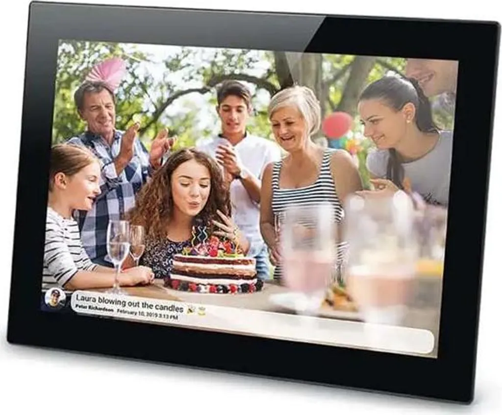 Cadre Photo Connecté WiFi Muse M510WPF avec Écran Tactile et HD