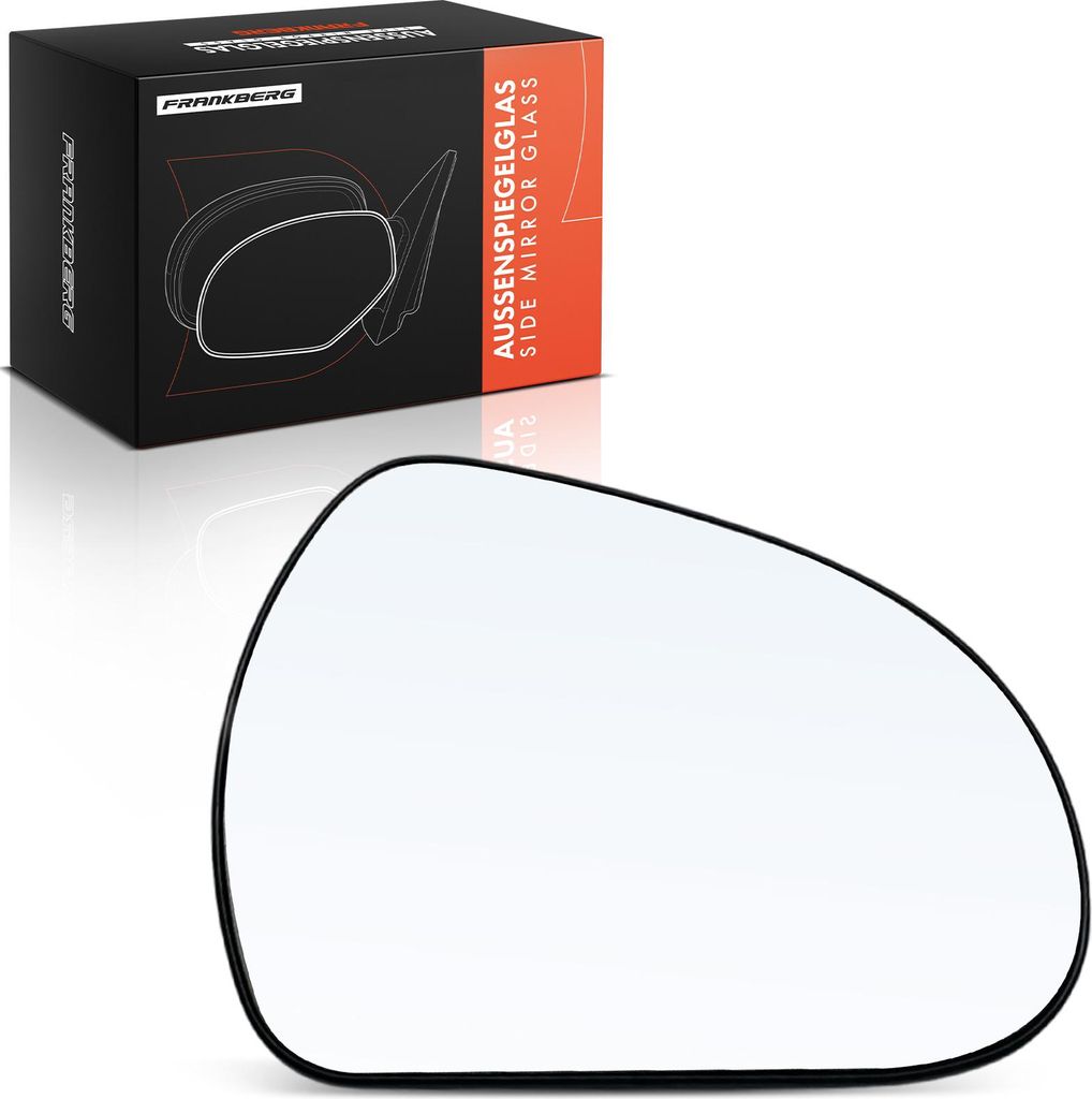 Frankberg 1x Spiegelglas Außenspiegel rechts für Peugeot 207 CC SW WA WC WD WK 2006-2015