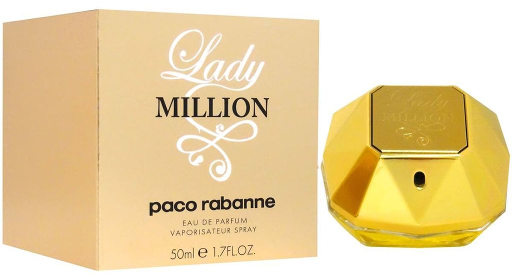 Paco Rabanne Lady Million Eau de Parfum pour femme 50 ml Image du produit 