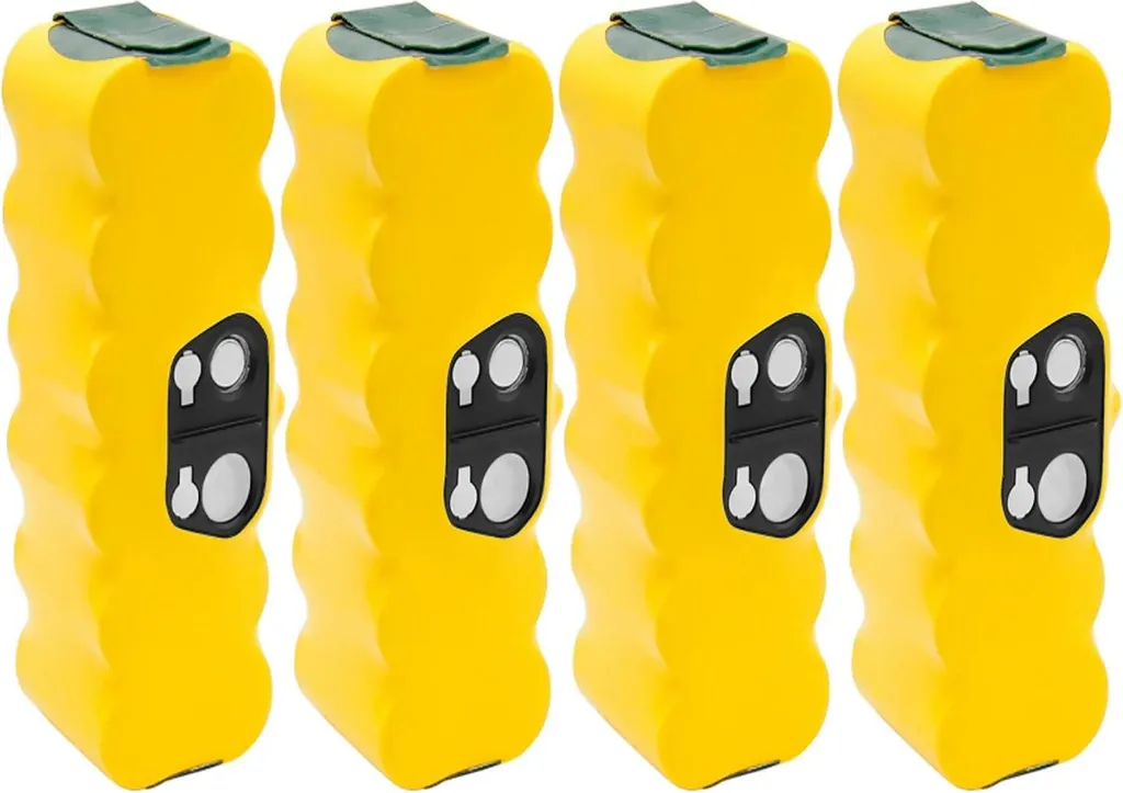 Batteria, capacità 6000mAh, compatibile con iRobot Roomba serie 500, 4 BAT, 14,4 V