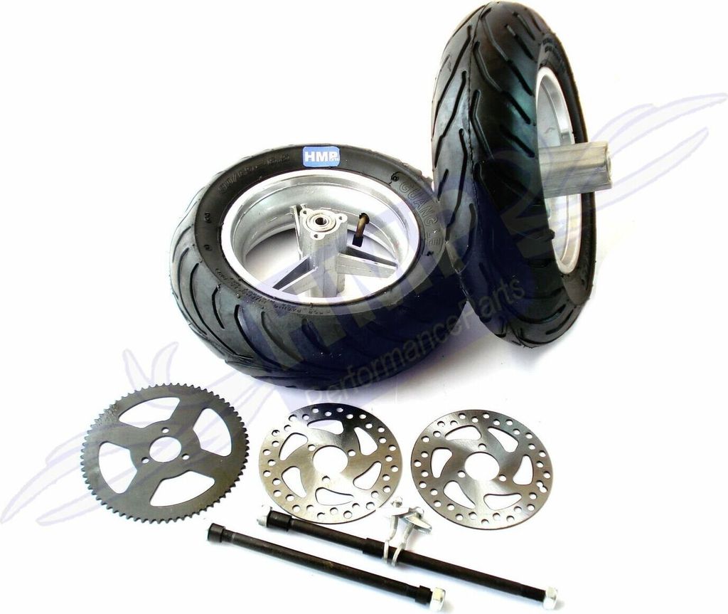 Felgen und Reifen Set 110/50-6.5 & 90/65-6.5 für Pocket Produktbild 