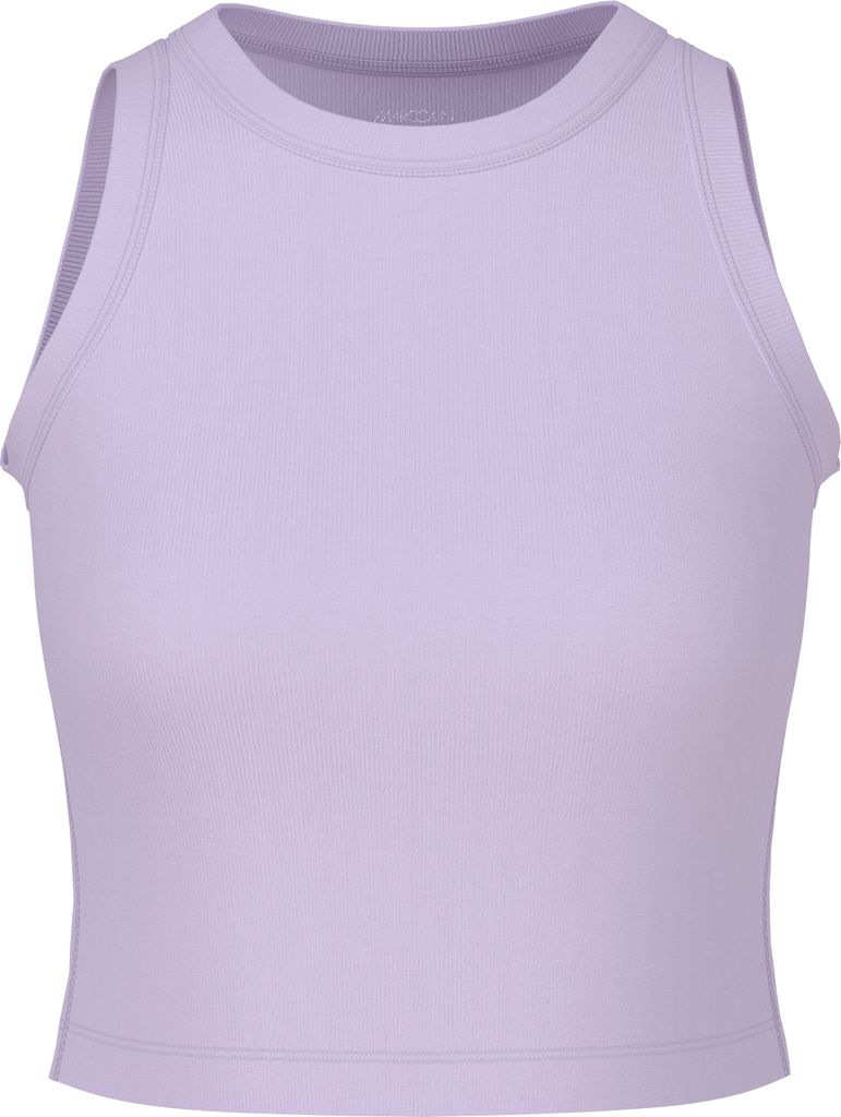 Uni Cropped Top aus Baumwollestretch Produktbild 