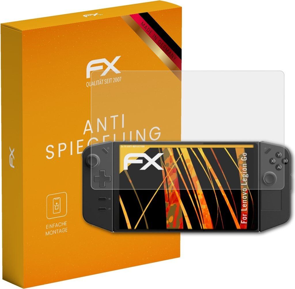 atFoliX FX-Antireflex 3x Schutzfolie kompatibel mit Lenovo Legion Go Displayfolie