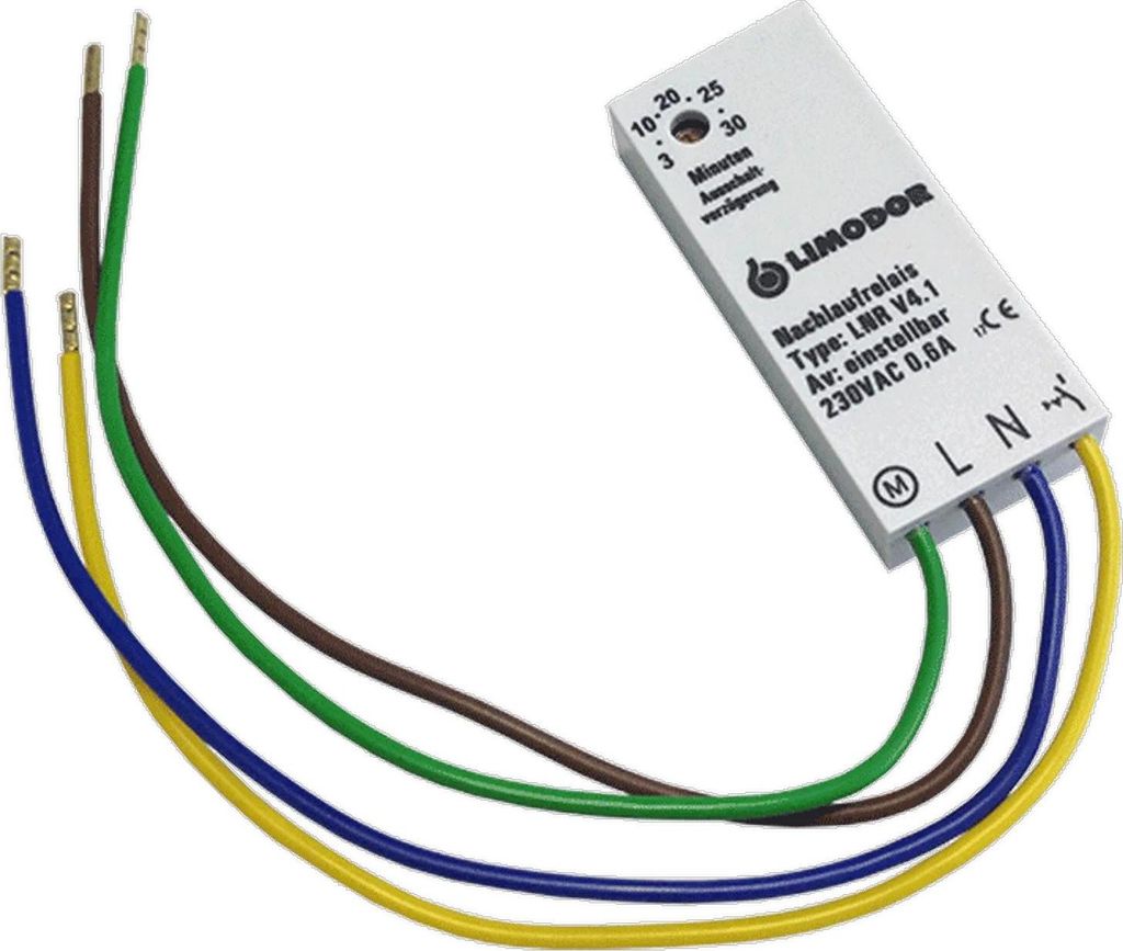 Limodor Nachlaufrelais LNR elektronisch 7 Minuten, 1 Stk. Produktbild 