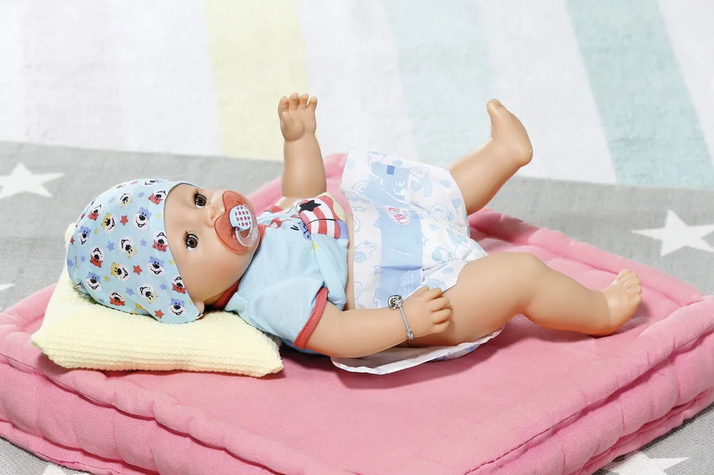 Poupon BABY born Magic Garçon 43 cm : le compagnon pour rassurer l'enfant - 13