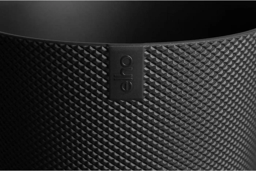 elho jazz rund pot 26cm noir mat résistant - design moderne et durable