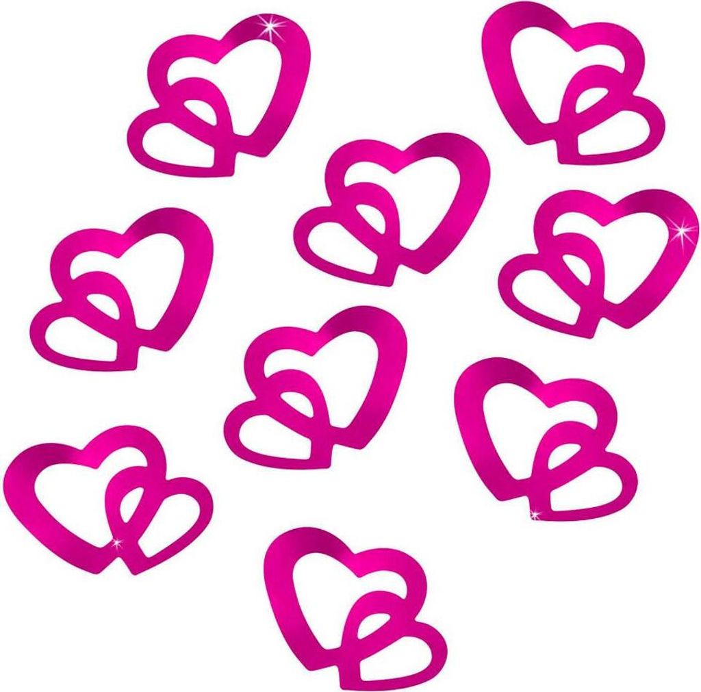 Oblique Unique Herz Konfetti Tischdeko Liebe Romantik Produktbild 
