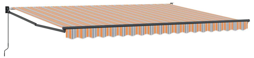 Einziehbare Markise Mehrfarbig 450 x 300 cm