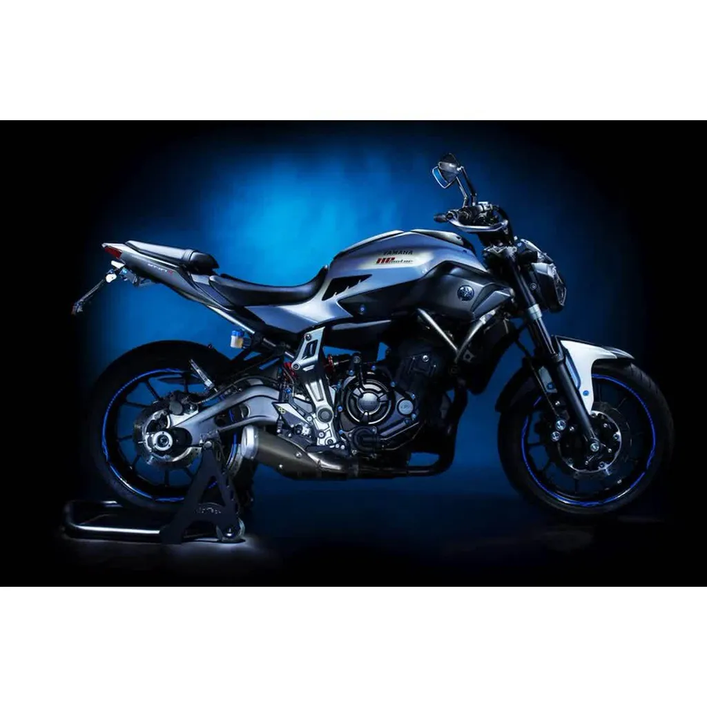 Commandes Reculées Lightech Réglables pour Yamaha MT-07 - Version Fixe - 4