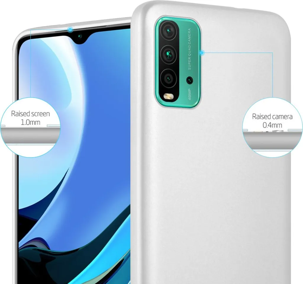 Custodia In TPU Per Xiaomi Redmi 9T / Poco M3 – Sottile, Morbida, Con Protezione Fotocamera – Colore Nero, Antiurto