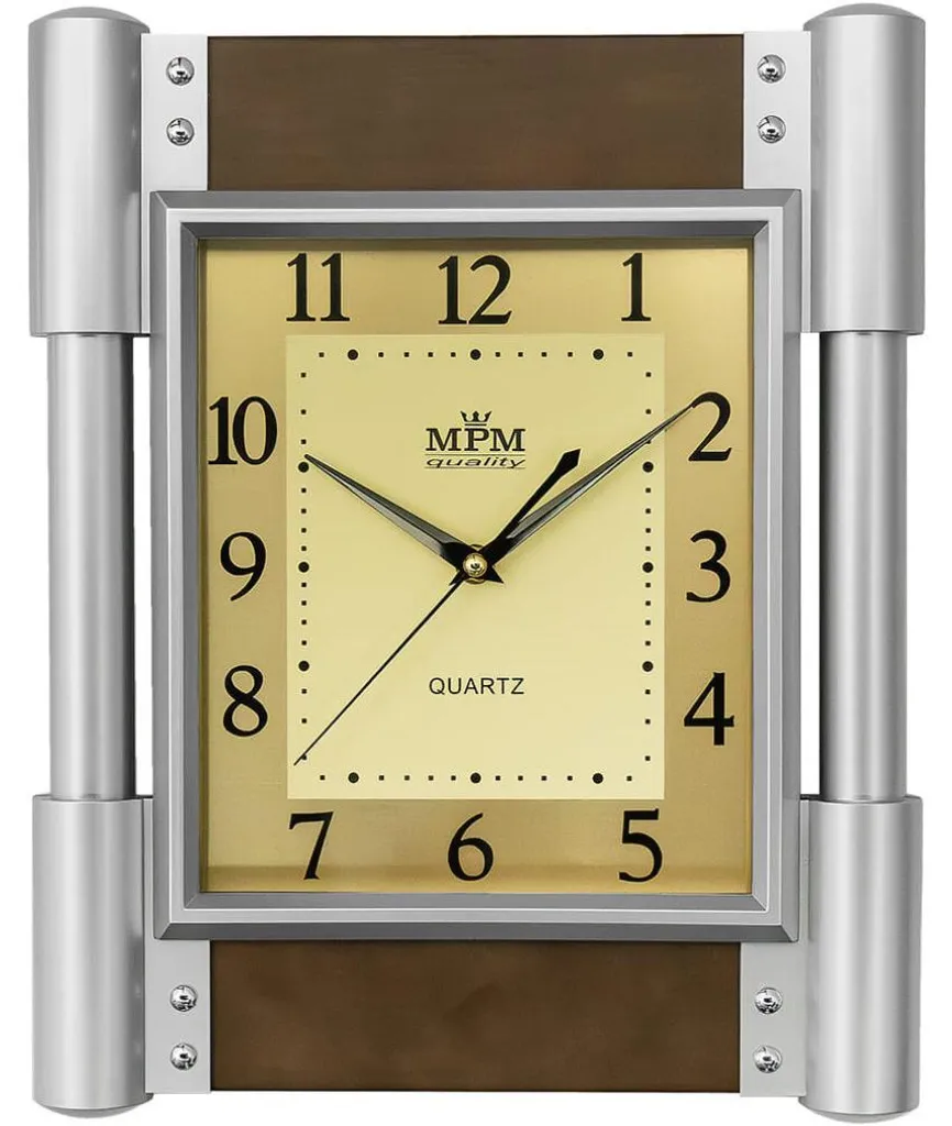 Horloge murale MPM Rotter 38 cm : l'accessoire bois idéal pour votre cuisine