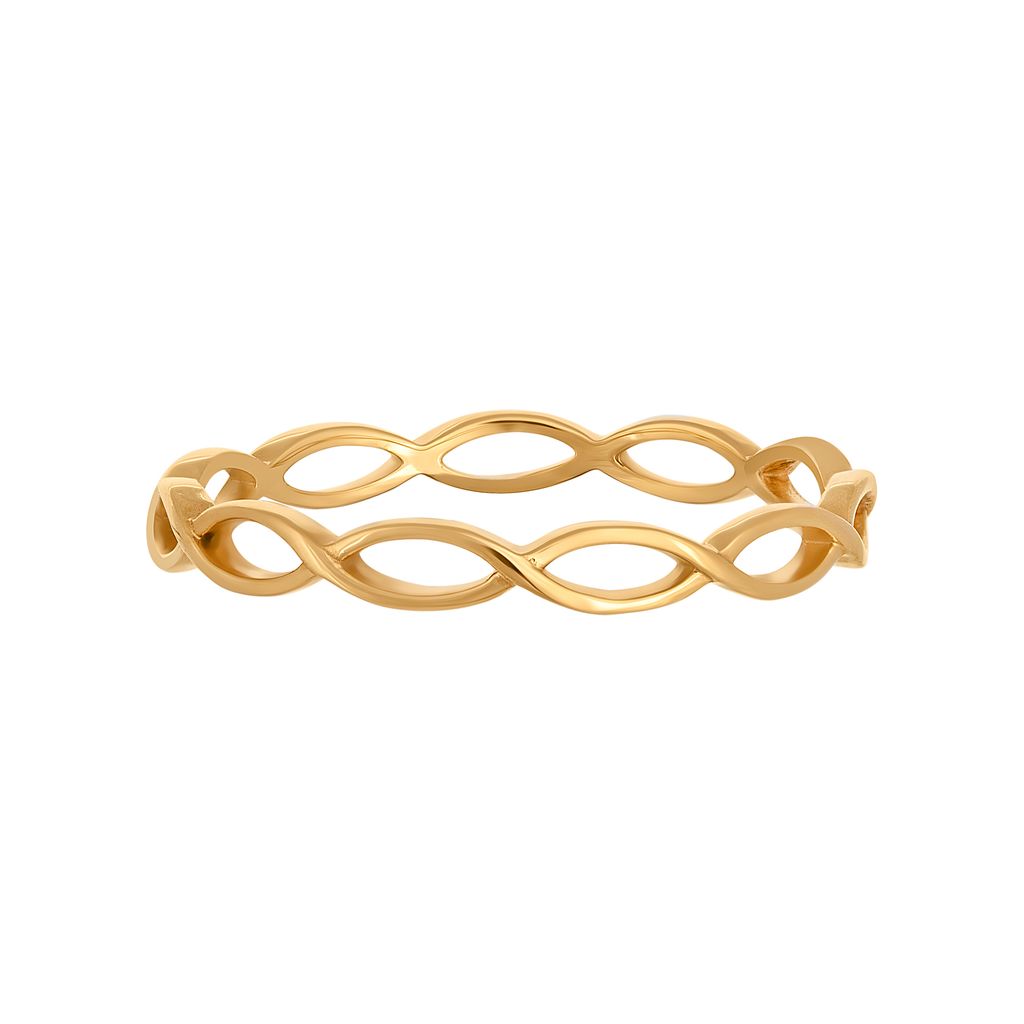 cai Ring 925/- Sterling Silber gelb 048 (15,3) ohne Stein 274270228-1