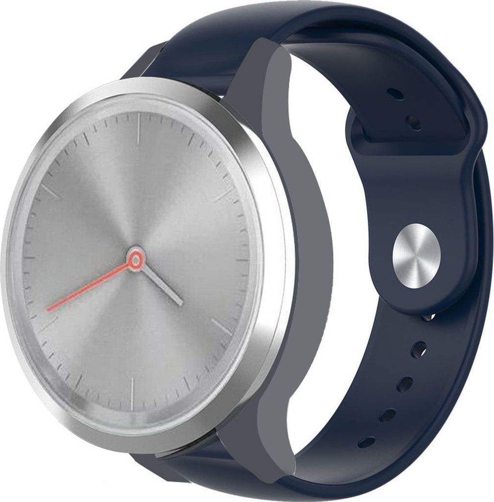 Strap-it Garmin Vivomove 3s - 39mm Sportarmband - Dunkelblau