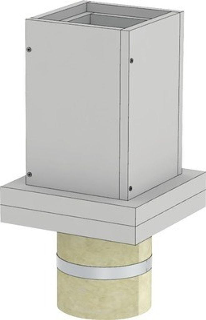 Furado F Fußelement für Betondecke mit Kugelfang und Wandfutter EW Ø115mm