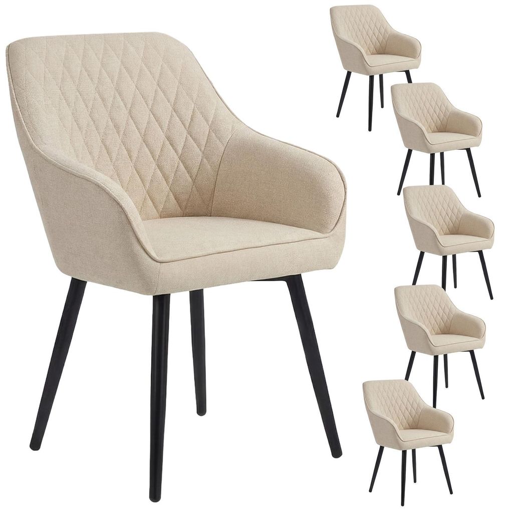 HOMAVO Esszimmerstühle (6er-Set) | Esszimmerstühle, Produktbild 