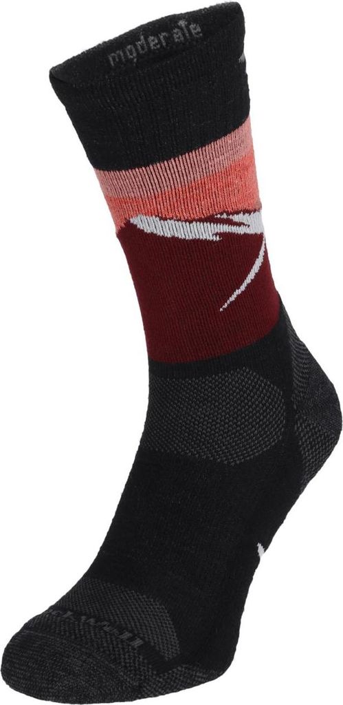 Sockwell Modern Mountain Crew Herren Wandersocken 15-20mmHg Black Größe 44-47