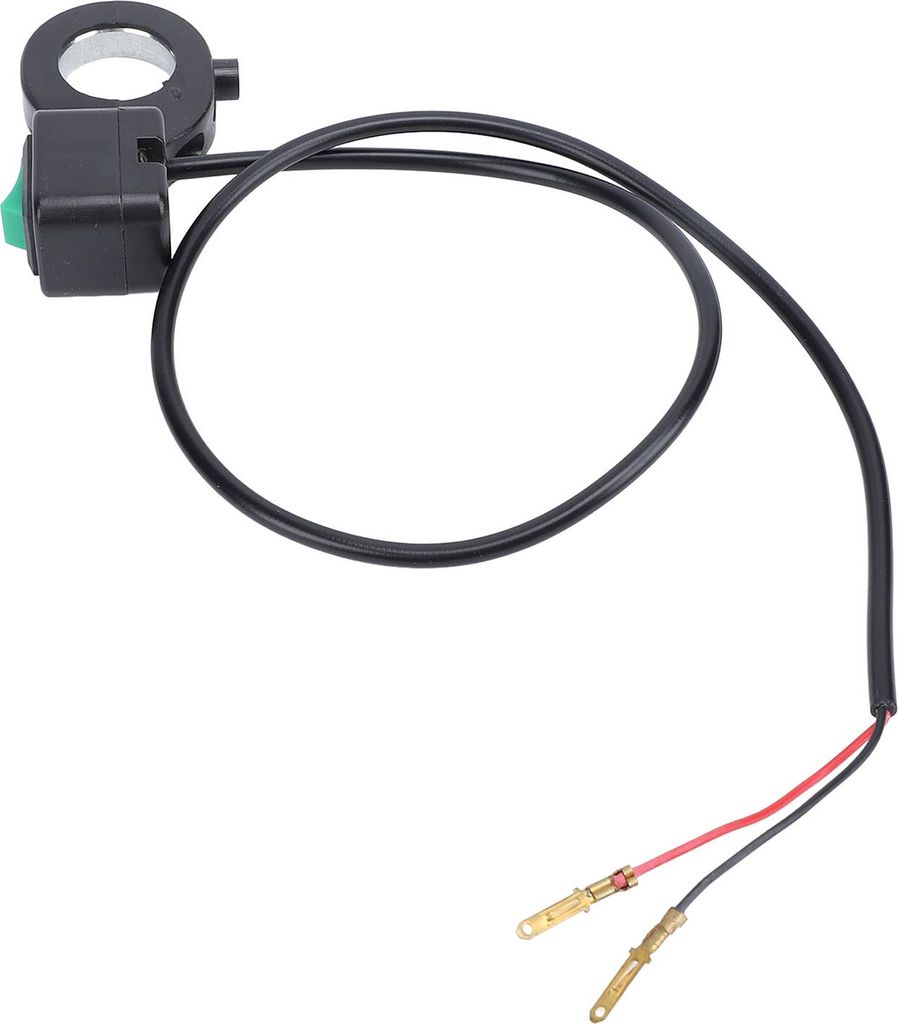 Lenker-Lichtschalter, 22 mm, 2-Draht-Druckknopf, Ein/Aus, für Motorrad, Fahrrad, ATV, UTV, Roller