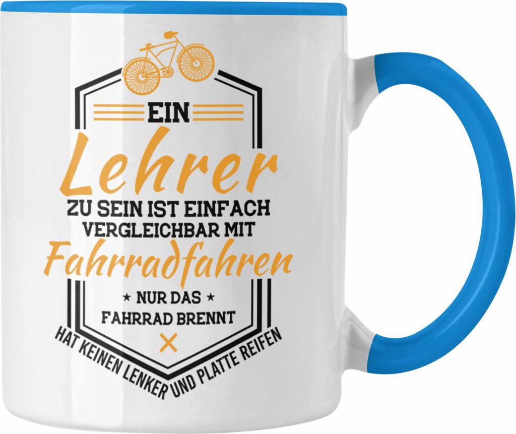 Trendation - Lehrer Tasse mit Spruch Zubehör Geschenke Produktbild 