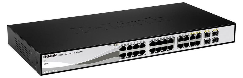 D-Link DGS-1210-24P 24-Port Web Smart Gigabit PoE Switch Produktbild 